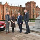 Alan Campbell, managing director of SONI, Sara Lynch, head of sustainability at Queen’s University Belfast, David McEwen, head of business development at Agnew Leasing and Chris Morrow, head of communications & engagement at NI Chamber
