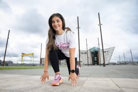 Northern Ireland TikTok star and influencer Annalivia Hynds is on track to complete the Almac Belfast City Women’s 10k for Cancer Focus Northern Ireland on Sunday June 18, 2023