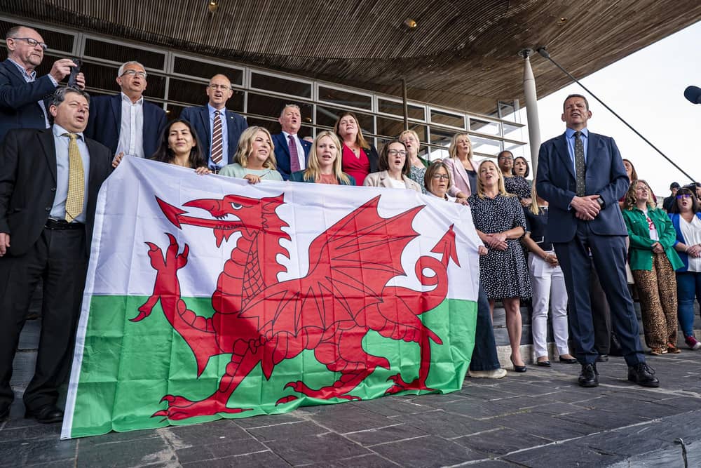 The nationalist government in Wales has been using the term 'the north' to described Northern Ireland in official business. Photo: Ben Birchall/PA Wire