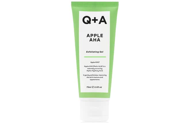 Q+A Apple AHA Exfoliating Gel, currently £6.50 (was £8.50), available from Sainsbury's.