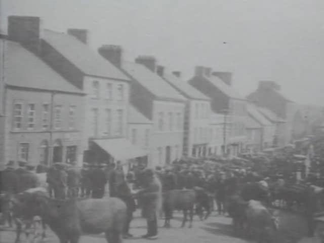 A still from No Poor Parish: Newtownstewart (1988) show fair day in Newtownstewart. Picture: Northern Ireland Screen’s Digital Film Archive