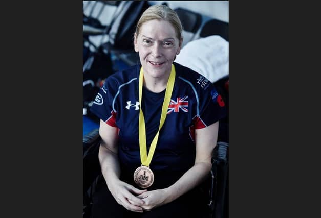 Sue Warner won a bronze medal at the Invictus Games in 2016