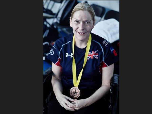 Sue Warner won a bronze medal at the Invictus Games in 2016