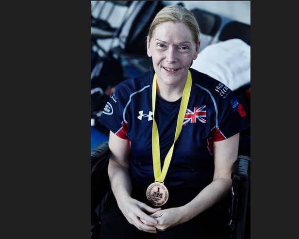 Sue Warner won a bronze medal at the Invictus Games in 2016