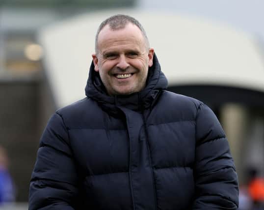 Dungannon Swifts manager Rodney McAree. (Photo by David Maginnis/Pacemaker Press)