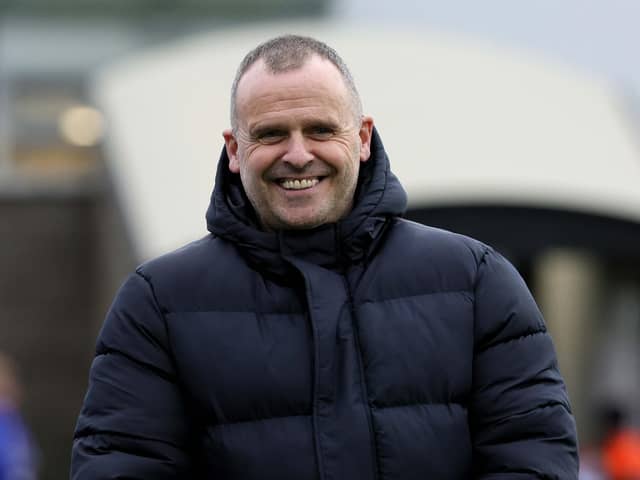 Dungannon Swifts manager Rodney McAree. (Photo by David Maginnis/Pacemaker Press)