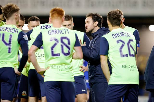 Glenavon manager Stephen McDonnell has guided the Lurgan Blues to five successive wins in the Sports Direct Premiership
