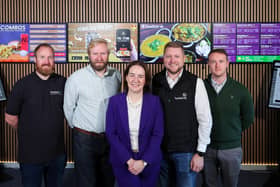 Pictured are Ciaran Devine, Workday analyst, Phase X, Richard Lynn, director, Creevagh Consulting Engineers, Aeidin McCarter, head of regional business for the north west region, Invest NI, Keith Donaghy, founder and managing director, Foodserve and Eamonn Downey, Workday analyst, Phase X