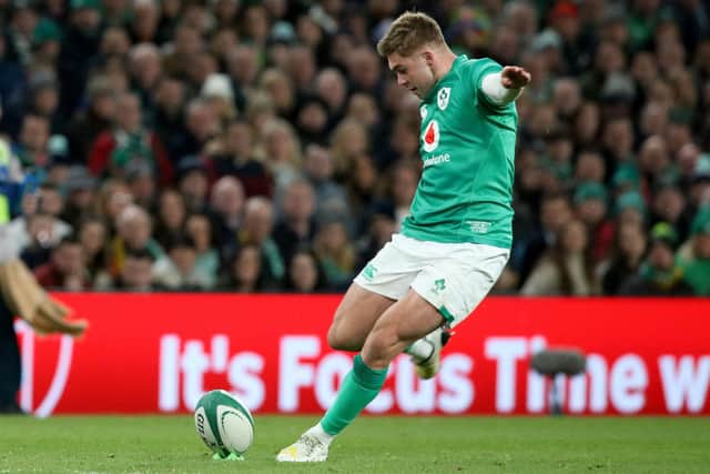 Ireland's Jack Crowley produced an assured performance against Italy on his second Test start in Dublin on Saturday