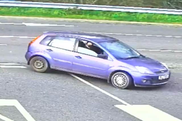 A Ford Fiesta that police believe was used in the attempted murder of PSNI Detective Chief Inspector John Caldwell