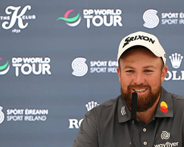 Shane Lowry at a press conference on Tuesday prior to the start of the Horizon Irish Open at The K Club