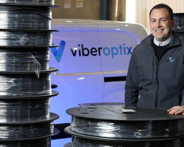 Viberoptix chief executive, Naomhan McCrory hope to redeploy staff 'where possible'
