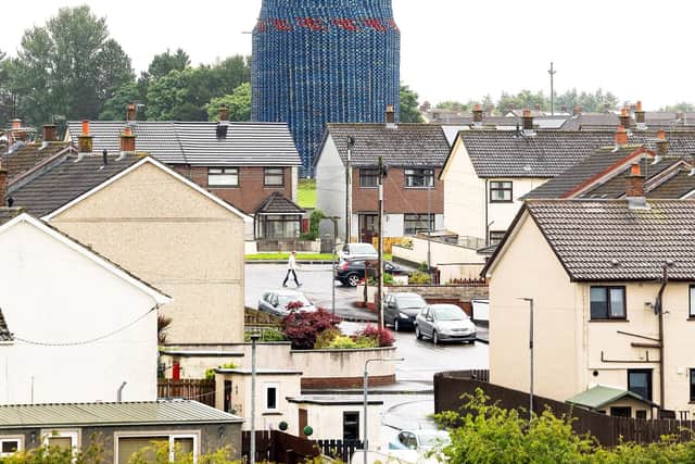 Press Eye - Belfast - Northern Ireland - 11th July 2023

Craigyhill bonfire in Larne, Co. Antrim, is finished and set to the be the biggest bonfire in Northern Ireland for this year’s 11th July night. 



Photo by Jonathan Porter / Press Eye. 