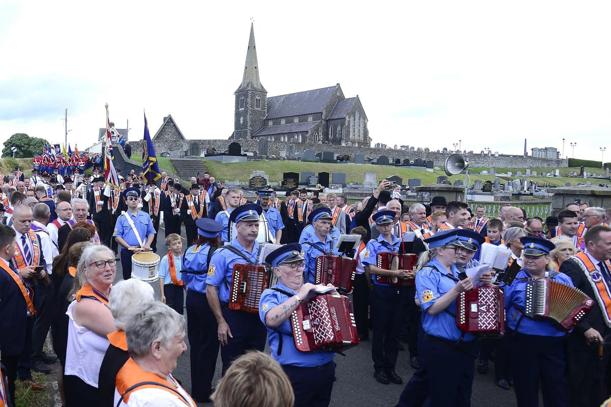 Star of David Accordion Band has been ever present during Drumcree dispute