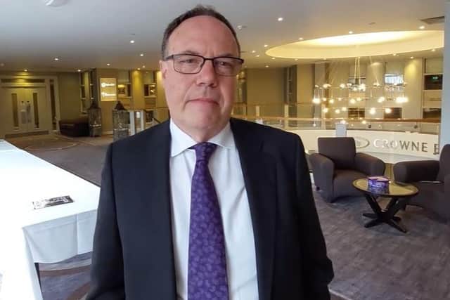 Lord Dodds has praised leader Gavin Robinson's approach to the Northern Ireland protocol.