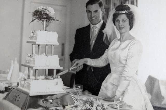 Ezekiel and Sandra Currie on their wedding day - March 30, 1963