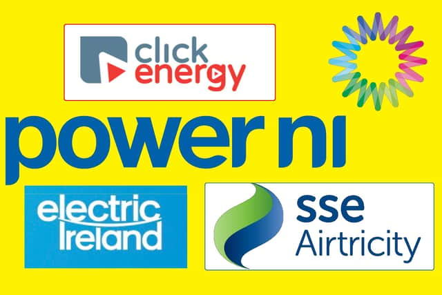 Energy firms' logos