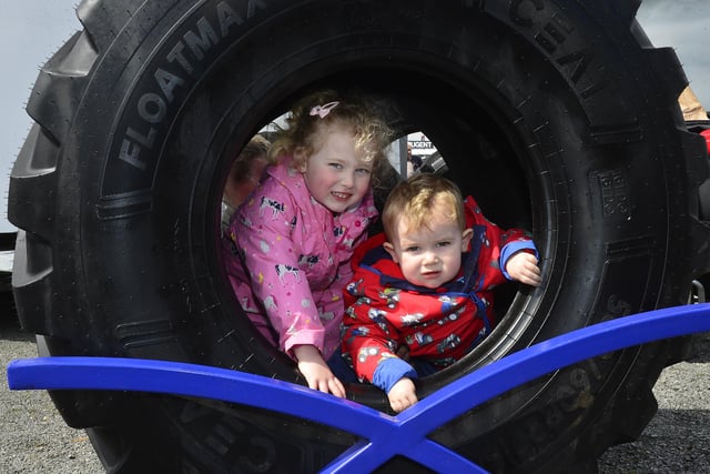 Leah and Jacob Stevenson from Ahoghill pictured enjoying day two of the Balmoral Show.
Picture By: Arthur Allison/Pacemaker Press.