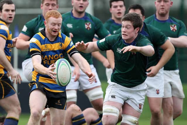 Queen's captain David Whitten (right) hopes his side can build on their victory over Cashel when they face Ballymena on Saturday.