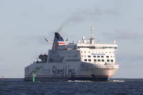 A Stena Line Superfast VIII ferry