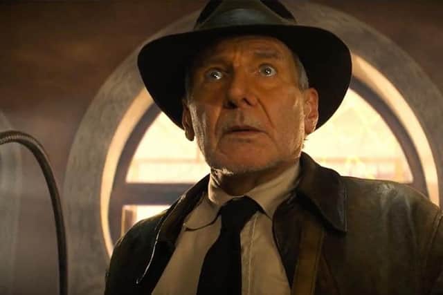 Harrison Ford in the new Indiana Jones movie due for release in UK cinemas on June 30. PIC: LucasFilm/David James/Paramount Pictures