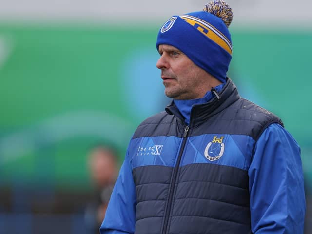 Dungannon Swifts manager Rodney McAree pictured at the Coleraine Showgrounds