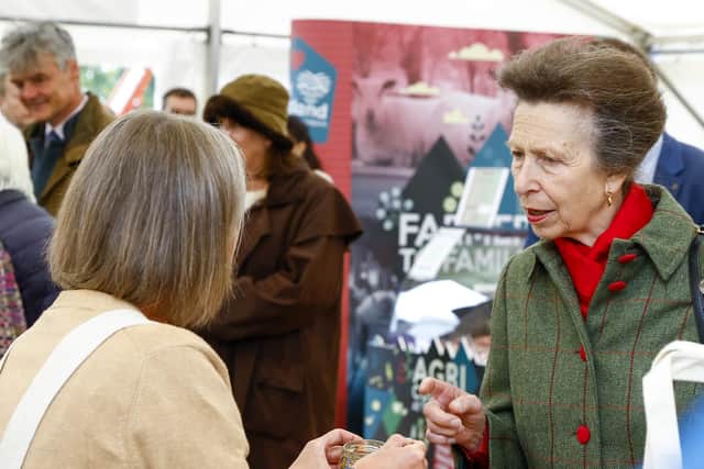 Princess Anne visited the World Sheepdog Trials in Dromore last week, where she visited artisan food stalls run by Co Down producers.
Photo: Press Eye - Belfast - Northern Ireland - 13th September 2023



Photo by Phil Magowan / Press Eye