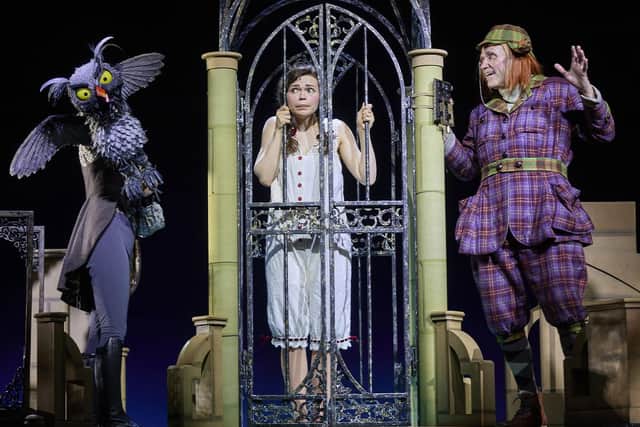 Wagner, Stella and Alberta in Awful Auntie. Photo by Mark Douet