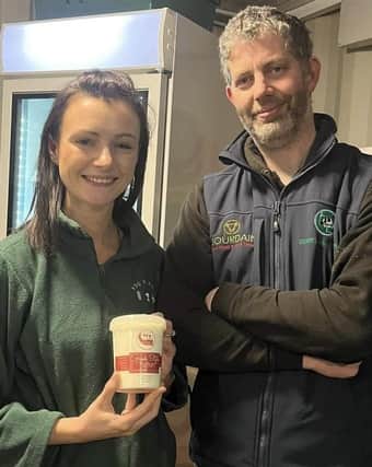 Enterprising farming couple James and Stephanie Martin created a new Greek-style yoghurt using milk from their own dairy herd at Ballydown Farm, near Banbridge in Co Down