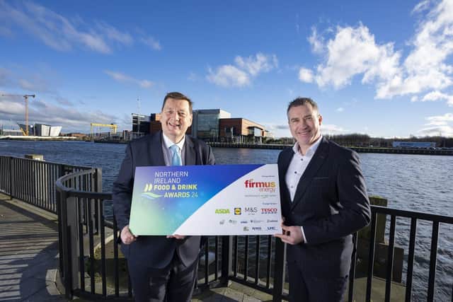 Michael Bell OBE (left), Executive Director, NIFDA and Niall Martindale, CEO, firmus energy