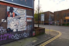 A long-standing anti-Orange mural on the lower Ormeau Road