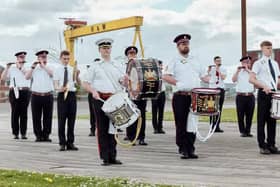 A showcase of Ulster-Scots musical culture took place on Belfast's Titanic Slipway as part of the all-Ireland Fleadh