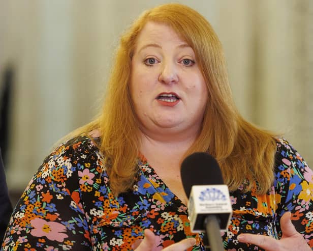 Alliance councillors in Ards and North Down last month voted to back a motion explicitly criticising their party leader, Justice Minister Naomi Long. Pic: Liam McBurney/PA Wire