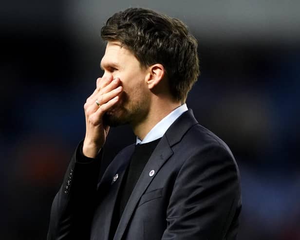 Rangers manager Danny Rohl at the final whistle. (Photo by Andrew Milligan/PA Wire)