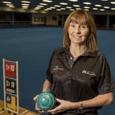 Sandra Bailie, who has been made an MBE (Member of the Order of the British Empire) for services to bowls in the New Year Honours list, pictured at the Belfast Indoor Bowls Club.