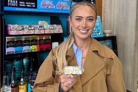 Laura Murphy, founder of Omagh’s Oatco Superfuels, announcing the first deal with Aer Lingus with her team
