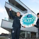 Pictured at the launch of ESB Science Blast, which will take place at the ICC Belfast on the 25th of April, are pupils from Crumlin Integrated Primary School, Zavier Ross and Sadie Hambleton. ESB Science Blast is a free, all-Ireland and non-competitive educational programme for primary schools, that involves the whole class investigating the science behind simple questions. Teachers are invited to submit their applications to take part before the 23rd of March deadline. Find out more by visiting https://www.esbscienceblast.com.