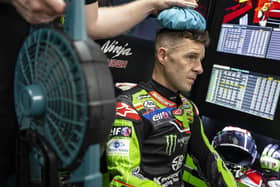 Jonathan Rea crashed out of Race Two at Mandalika in Indonesia on Sunday and was taken to the circuit medical centre for a check-up.