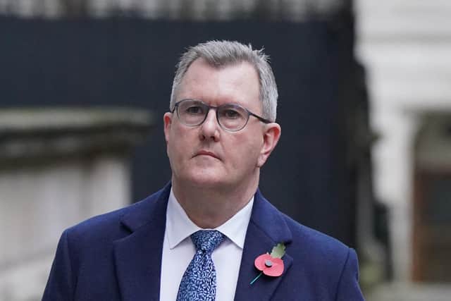 Sir Jeffrey Donaldson, leader of the DUP, has said the levers to tackle the cost of living crisis are in London.
