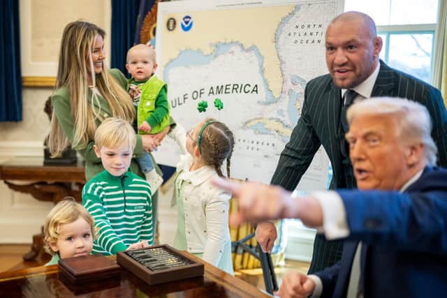 Conor McGregor was invited to the White House for St Patrick's Day.