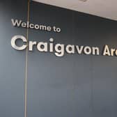 The main entrance to Craigavon Area Hospital