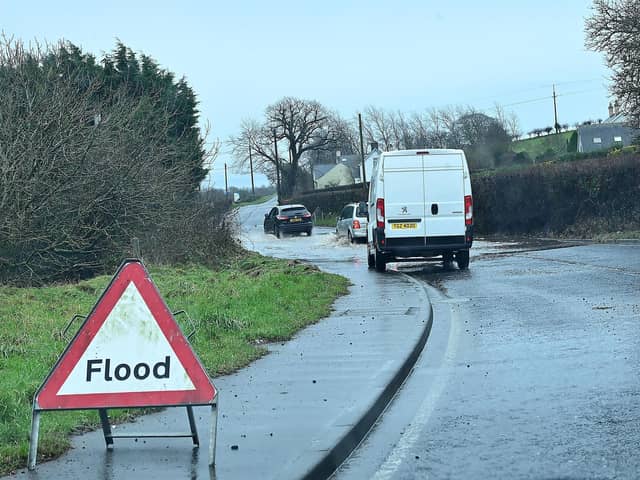 More heavy rain on the way tomorrow on already saturated ground could lead to localised flooding. Picture By: Arthur Allison: PacemakerPress.