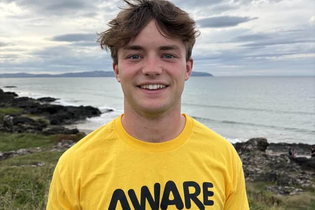 Matthew Armstrong is taking on a 230 mile run for AWARE NI