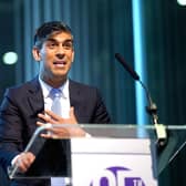 Prime Minister Rishi Sunak speaking at the Society of Editors' 25th anniversary conference, at Leonardo Royal, London St Paul's hotel. Mr Sunak told those in attendance that 'as long as the British media thrives, so will British democracy'