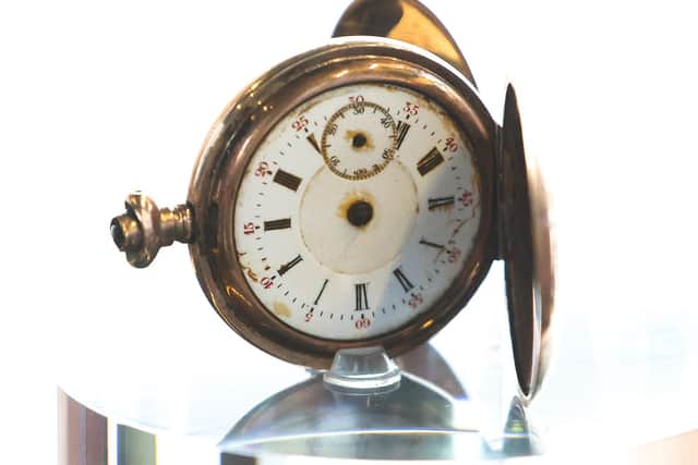 Mary Mangan’s gold pocket watch