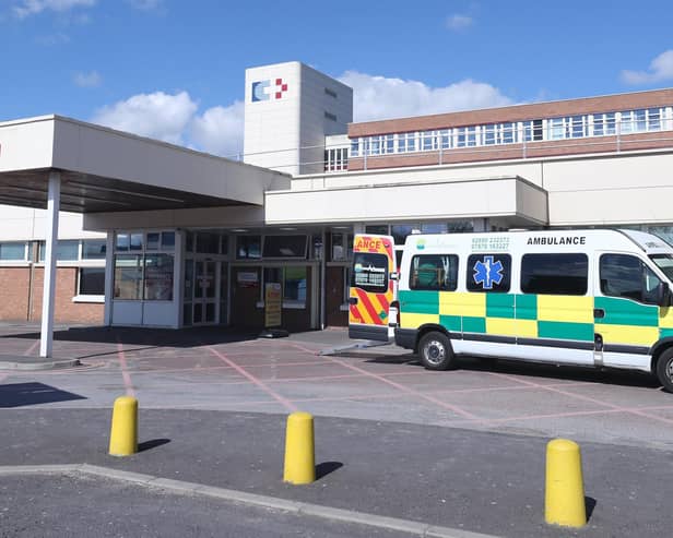 A general view of Craigavon Area Hospital. Junior doctors should not strike before the health minister has ‘got his feet under his desk’ and should accept a 9% offer instead of demanding 35%, their critics say.