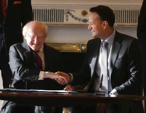 Both President Michael D Higgins and the Taoiseach Leo Varadkar have been inclined to scold Britain. ​The decline of the Catholic Church has not led to a reduction in Irish nationalism but rather the reverse - it has increased