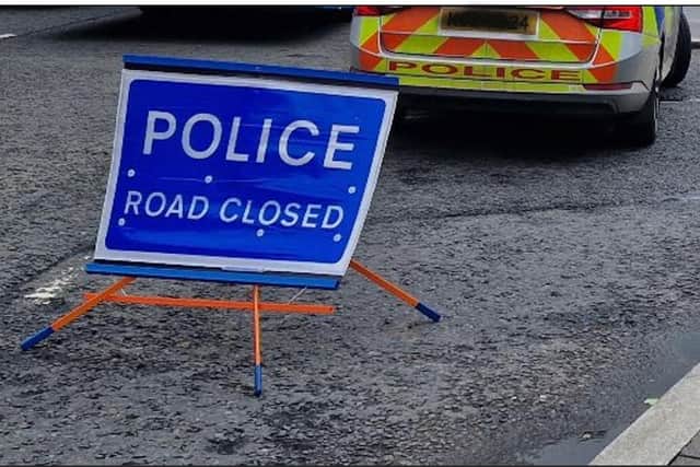 A1 closed northbound