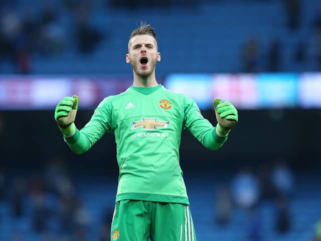 David De Gea, who is leaving Manchester United "to undertake a new challenge".