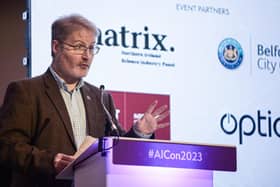 Tom Gray, Director of Innovation at Kainos Group and founder of AI Con, said Northern Ireland must not be left behind in using AI if it wishes to remain competitive.
